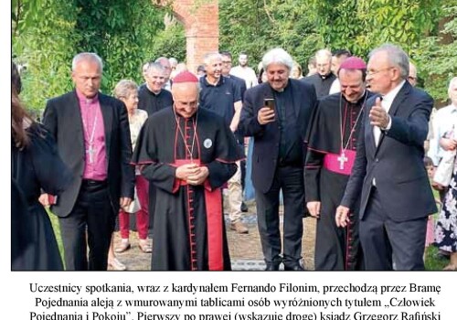 Ksiądz kardynał Fernando Filoni Człowiekiem Pojednania i Pokoju