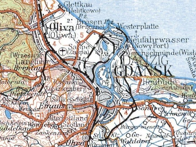 Lotnisko na planie Gdanska , 1934 r.