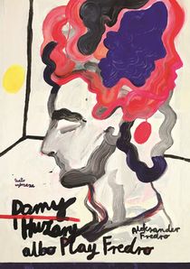 damy i huzary plakat do spektaklu sm