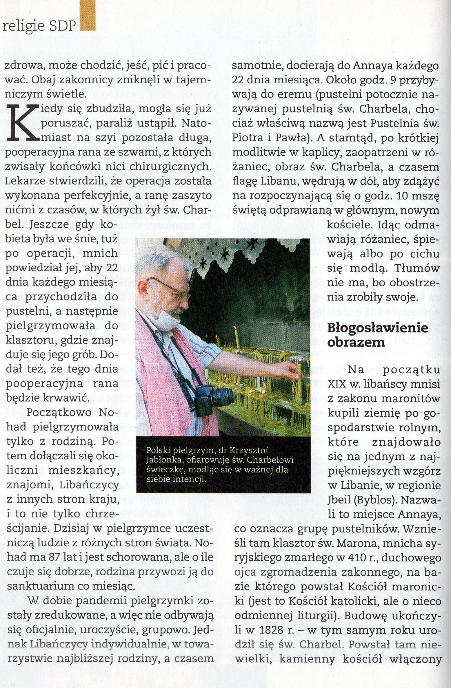Maria Giedz tekst o sw Charbelu 4 img342