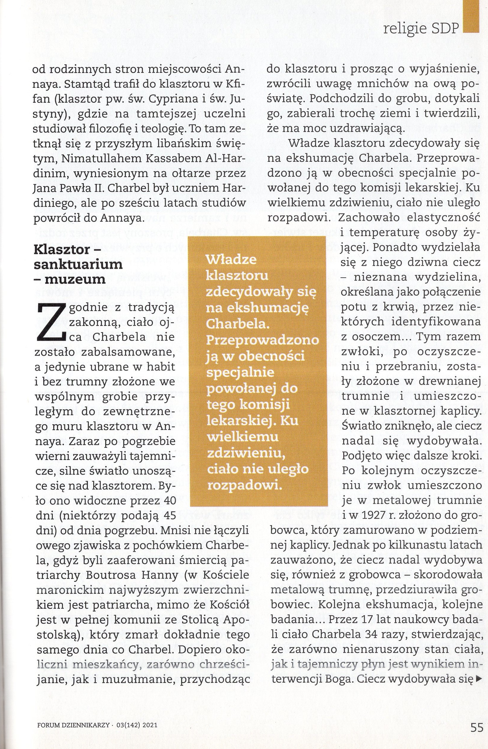 Maria Giedz tekst o sw Charbelu 7 img343