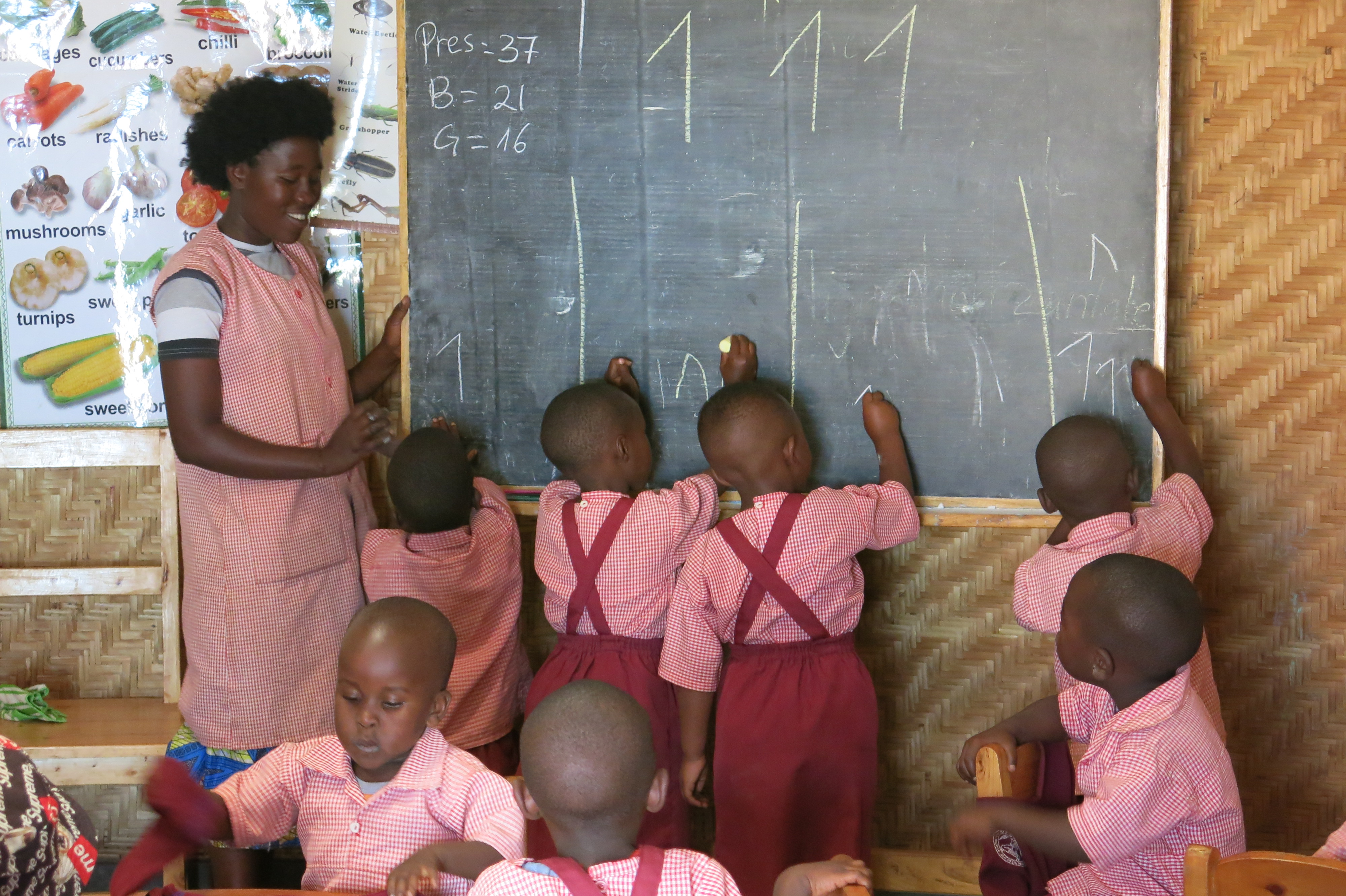 Podroze Maria Giedz Fot. 4. Średniaki uczą się pisać i liczyć