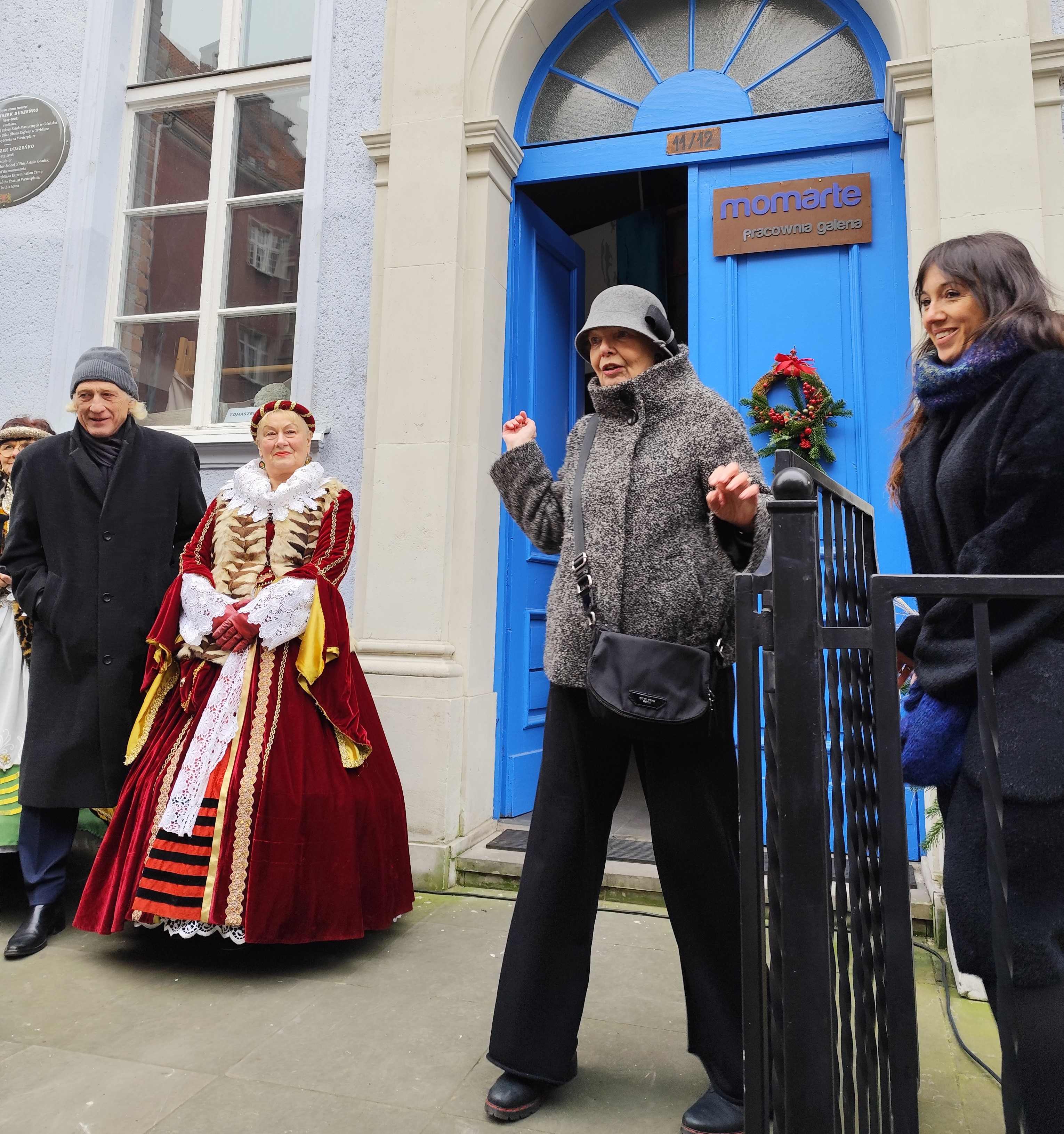 Odsloniecie tablicy prof. Duszenki Gdansk Chlebnicka fot_Janusz Wikowski IIMG_20251217_112318