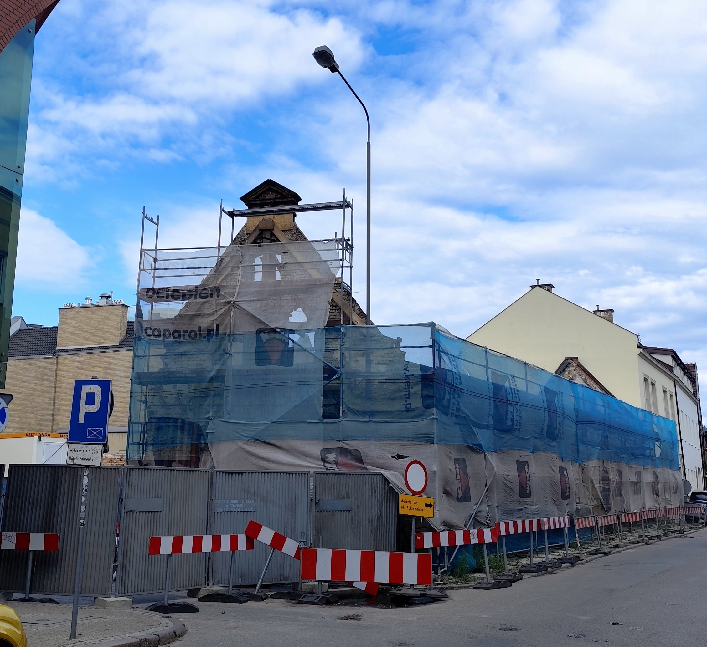 1. Gdansk wykopaliska ul Sukiennicza fot. JW ulica 1786694980379